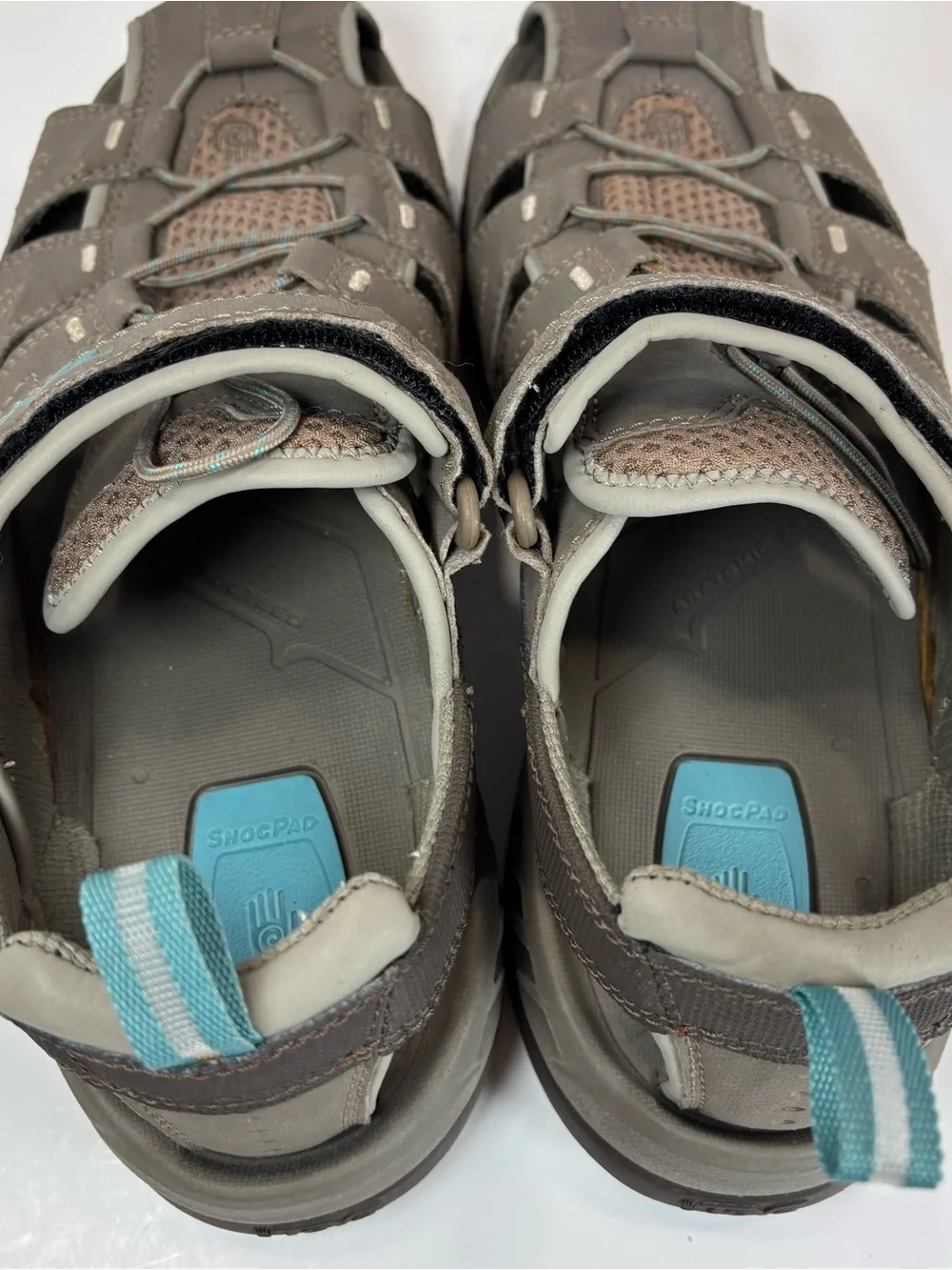 Teva Dozer III Women's Sandal, Size 9, Color Gray/Blue - Outdoor Hiking Walking